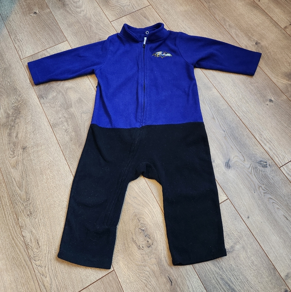 24m Fleece Baltimore Ravens Romper